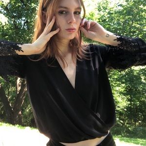 Sheer long sleeve